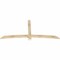 Ekena Millwork Bellingham Rough Sawn Timber Gable Bracket, Douglas Fir, 84"W x 38"H x 2"D x 4"F, 11/12 Pitch GBW084X38X0204BEL00RDF - alternate 2